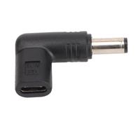 Adattatore da USB C a DC angolato a 90 gradi, compatibile con prese a muro, da tipo C femmina a DC con interfaccia USB 3.1, dotato di trigger per