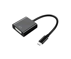 Adattatore da USB-C a DVI, Sdattatore da Thunderbolt 3/4 a DVI-D, convertitore da USB tipo C a -D maschio a femmina per iPhone 15 Pro/Max, MacBook Pro/Air 2023, iPad, iMac, S23, XPS 17