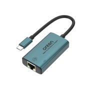Adattatore da USB-C a Ethernet, 2,5 Gbps ad alta velocità, da tipo C a RJ45, adattatore di rete LAN Ethernet compatibile con Thunderbolt 4/3, per iPhone 15 Pro/Max, MacBook Pro/Air 2023, iPad Pro
