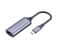 Adattatore da USB C a Ethernet 5 Gbps, Thunderbolt 4/3, rete LAN RJ45, Plug and Play, per MacBook Air/Pro, Dell XPS, iPhone 15 Pro/Max, NAS, laptop Windows, Chromebook, iPad Pro, Surface