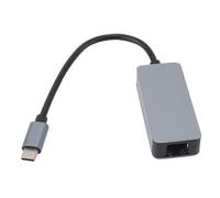 Adattatore da USB C a Ethernet, Adattatore di Rete LAN USB Tipo C a RJ45 Gigabit Ethernet, Compatibile per Windows 7/8/8.1/10, per Vista, per XP, per OS X da 10.6 a 10.15, per