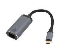 Adattatore da USB C a Ethernet da 2,5 Gbps, Adattatore da USB C a Gigabit Ethernet per per Android, per OS X, per Linux, Adattivo 10/100/1000/2500 Mbps, Plug and Play
