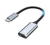 Adattatore da USB C a HDMI, adattatore da tipo C a HDMI 4K, per iPhone 15, MacBook Pro, Air, iPad Pro, Pixelbook, Dell XPS, Microsoft, Samsung Galaxy, Surface Book (compatibile con Thunderbolt 3/4) (1