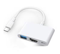 Adattatore da USB C a HDMI certificato Apple MFi per iPhone 15 16 17 a TV, uscita video 8K e USB 3.0 e 100 W ricarica rapida da tipo C a HDMI Dongle per iPad Pro, MacBook Air/Pro a monitor proiettore