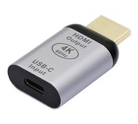 Adattatore da USB-C a HDMI, convertitore da USB Type-C femmina a HDMI maschio 4K@60Hz, compatibile con casa e ufficio, dispositivi Apple non supporta