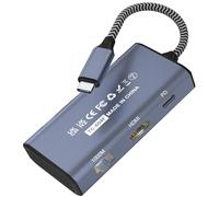 Adattatore da USB C a HDMI, docking station USB 3.0 per laptop, 6 in 1, docking station USB C con HDMI/Ethernet/PD/USB 3.0