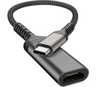 Adattatore da USB C a HDMI, Type C HDMI Convertitore 4K Thunderbolt 3/4, Compatibile con Laptop MacBookPro/Air, iPhone 15 16 Pro/Max, Samsung GalaxyS8-S23, Surface,Ipad Pro (30HZ)