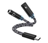 Adattatore da USB C a Jack 2 in 1, jack da tipo C a AUX da 3,5 mm, ricarica rapida, cavo per Samsung Galaxy S25 Ultra S24 S23 FE S22 S21 A56 A55 5G A54 A36 A35 A17 A16 15 Pro Max