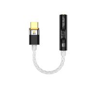 Adattatore da USB-C a jack audio da 3,5 mm BA23 con DAC integrato Black