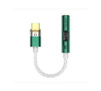 Adattatore da USB-C a jack audio da 3,5 mm BA23 con DAC integrato Green