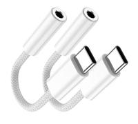 Adattatore da USB C a jack per cuffie femmina da 3,5 mm, cavo da USB C a Aux Audio Dongle compatibile con iPhone 16/15 Pro Max 16/15 Pro 16/15, Samsung Galaxy S24/S23/S22/S21 Ultra, iPad Pro, Pixel 8