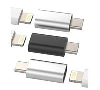 Adattatore da USB C a Lightning Charger Converter (Set di 3) iPhone Jack Femmina USBC Maschio Presa Mini Apple Cable Type Charger Adapter Compatibile per Huawei Xiaomi Redmi Google Samsung Galaxy LG