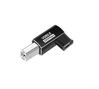 Adattatore da USB C a midi per pianoforte elettrico, da USB C a adattatore midi (gomito, nero)