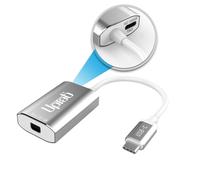 Adattatore da USB C a Mini DisplayPort UPTab (4K a 60Hz) USB-C/Thunderbolt 3 a MDP con porta di alimentazione per iPad Pro 2018, MacBook Pro 2016-2020, Galaxy S10 e molti altri dispositivi USB-C