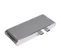 Adattatore da USB C a Scheda di Memoria, Adattatore Multifunzione Doppio Hub USB C Plug and Play con USB 3.0 PD per