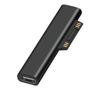 Adattatore da USB C a Surface da 45 W, 15 V/3 A, adattatore di tipo C, compatibile con Microsoft Surface Pro 9/8/7/6/5/4/3/X, Surface Go 3, Surface Laptop 5/4/3, accessorio Surface