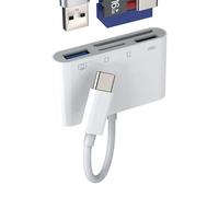 Adattatore da USB C a USB 3.0 SD Micro SD lettore di schede adattatore per Apple iPhone iPad Macbook compatibile con fotocamera Samsung TF Card Reader cellulare OTG lettore di schede di memoria