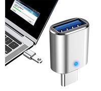 Adattatore da USB C a USB 3.0, Thunderboolt4/3 a USB femmina, adattatore femmina per MaccBook, adattatore fianco a fianco maschio a USB 3.0 femmina Typec, adattatore per tastiera, mouse, disco U