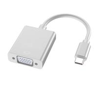 Adattatore da USB C a VGA, adattatore Thunderbolt 3 (Type-C) maschio a VGA femmina compatibile con Google Chromebook Pixel e Mac Book Pro 20