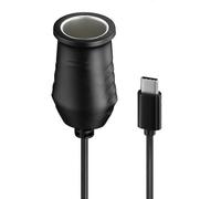 Adattatore da USB C da 65 W a presa accendisigari da 12 V, cavo convertitore di alimentazione per auto da maschio a femmina per aliment