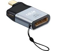 Adattatore da USB C maschio a Display Port 1.4 8K@60Hz femmina + USB C 65W PD