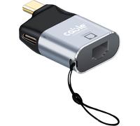 Adattatore da USB C maschio a LAN RJ45 femmina + USBC 100W PD per ricarica