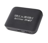 Adattatore da USB da USB da USB da HDMI da 4K60Hz, Splitter di Tipo C di Tipo C a HDMI, Supporto Sia a Specchio Che a Display Esteso, Ricarica PD Ad Alta Potenza, Uscita 100W