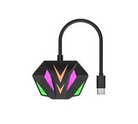 Adattatore da USB di tipo C a Ethernet RJ45 Supporto 10/100Mbps Adattatore di rete Ethernet Dongle Converter Per PC Laptop