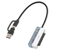 Adattatore da USB e USB-C verso SATA 2,5'' trasferimento dati 5 Gbit/s - Nouvo