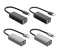 Adattatore da USB tipo C a Ethernet - Adattatore Ethernet adattatore di rete USB di tipo C - Adattatori di rete per computer per viaggi d'affari, istruzione, intrattenimento