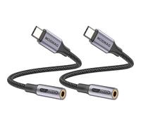 Adattatore da USB Type C a jack per cuffie da 3,5 mm, adattatore audio da USB C a dongle Aux compatibile con Samsung Galaxy S21