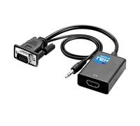 Adattatore Da Vga Computer Scheda Video Ad Hdmi Attivo Con Audio Micro-usb_