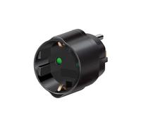 Adattatore da viaggio - BRENNENSTUHL - NED-4007123561452 - Nero - Compatto e leggero - Tipo A/B