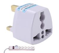 Adattatore da Viaggio, Dieta Internazionale Portatile, Convertitori Di Spine Da Viaggio Per Inglese, Hong, Singapore Per Alberghi, Campeggiatori, Auto, Camere per Genitori