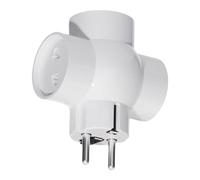 Adattatore da viaggio in - Adattatore internazionale | Training multiplo da viaggio con 3 prese, 16 A, per soggiorni in Europa, Germania, Russia e destinazioni internazionali