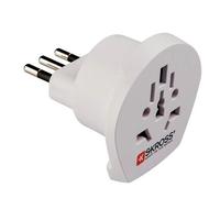 Adattatore da viaggio Poly Pool, modello PP0444, colore Bianco, per viaggi