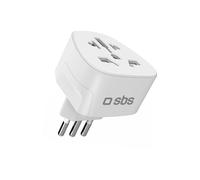 SBS Mobile Adattatore presa da muro italiana a universale bianco