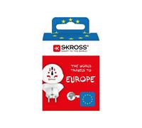 Adattatore da viaggio Skross World a Europa - Bianco