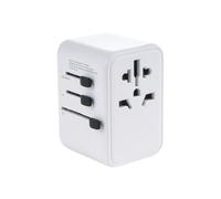 Adattatore da viaggio Smart Adattatore for presa internazionale Caricabatterie USB di tipo C da parete Alimentazione CA,Distribuzione intelligente dell'energia