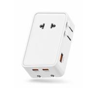 Adattatore da viaggio tipo A/C/G/I con USB C 20WPD+18W QC | Adattatore universale da viaggio con presa USB, per Germania, Stati Uniti, Inghilterra, ideale per i viaggi