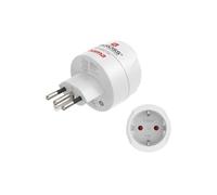 Adattatore da viaggio tipo J, L, N, 3 pin, per Svizzera, Italia e Brasile