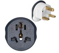 Adattatore da viaggio UK - Adattatore universale tipo G per prese britanniche, 230 V, 13 A, spina da viaggio Inghilterra, Regno Unito, Scozia, Irlanda