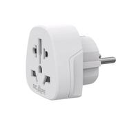 Adattatore da viaggio universale compatto NO NAME 830 per spine europee Schuko multiuso