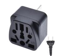Adattatore da viaggio universale | Convertitore presa a muro Australia 3 piatti | Adattatore da muro 250V10A per viaggiare in Cina, Australia, Nuova Zelanda, Argentina