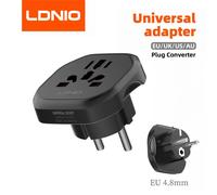 Adattatore da viaggio universale LDNIO Adattatore spina EU KR a UK US AU Convertitore da 48 mm con spina UK europea a americana per accessori da viaggio