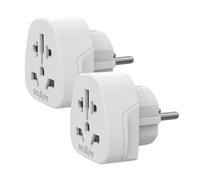 Adattatore da viaggio universale NO NAME 830 Schuko Tipo F compatto 250V 10A 2300W