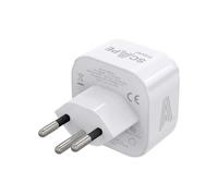 Adattatore da viaggio universale per Svizzera Compatibile tipo C e F Schuko 250V 15A 3450W