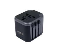 Adattatore da viaggio uniw. 2xusb 12w YT-81301