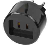 Adattatore da viaggio USA-Euro/con fusibile 2,5A 1508500010