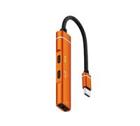 Adattatore DAC Audio 3.5 HUB Splitter Type-C per La Conversione di Telefoni Cellulari e Tablet In Audio Digitale-Analogico A